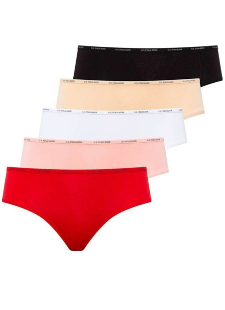 Women’s High-Rise Briefs, 5 Pcs U.S. Polo Assn. 67002