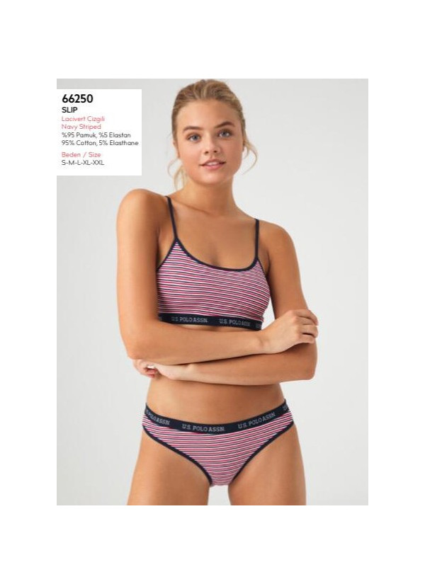 Женский Комплект: Бюстье и Трусы-Слипы U.S. Polo Assn. 66250 2