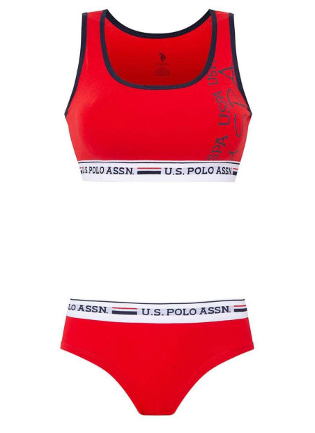Женский Комплект: Бюстье и Трусы-Шорты U.S. Polo Assn. 66255