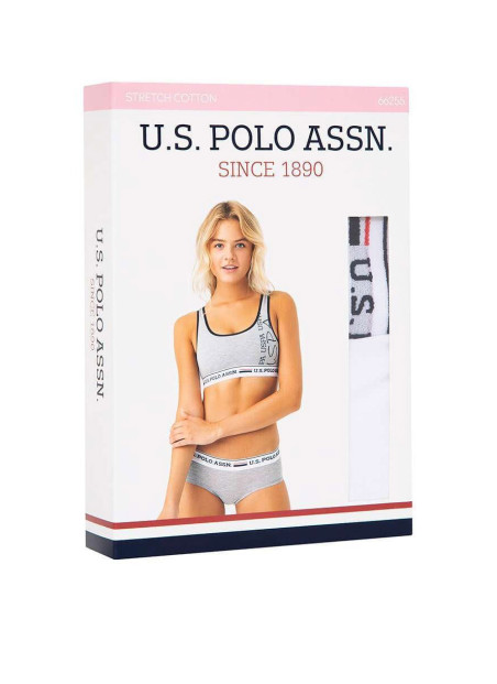 Женский Комплект: Бюстье и Трусы-Шорты U.S. Polo Assn. 66255