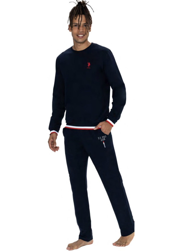 Navy Men’s Homewear Set U.S. Polo Assn. 18920