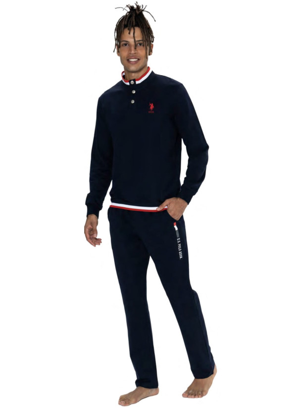 Navy Men’s Homewear Set U.S. Polo Assn. 18922