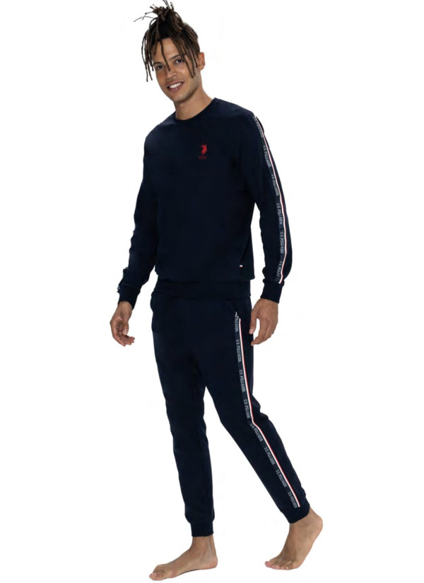 Navy Men’s Homewear Set U.S. Polo Assn. 18923