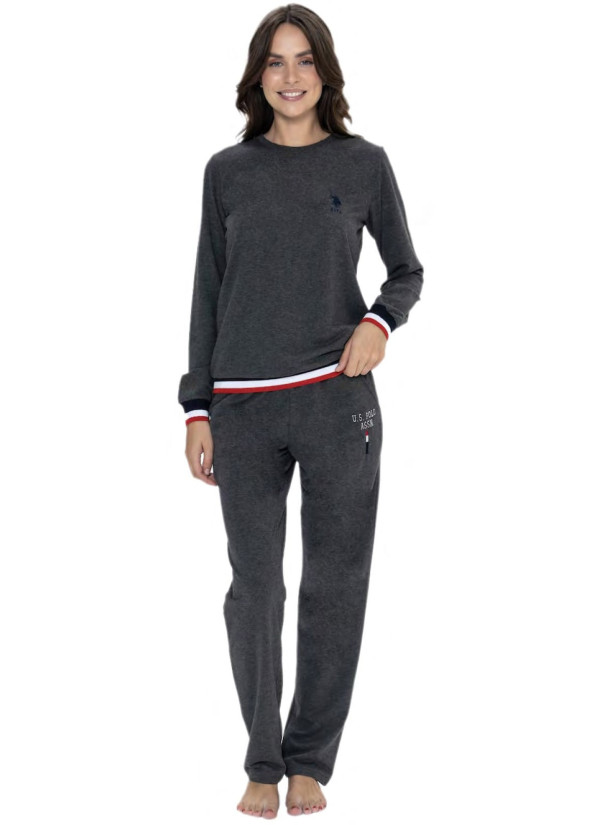 Anthracite Women’s Homewear Set U.S. Polo Assn. 20110
