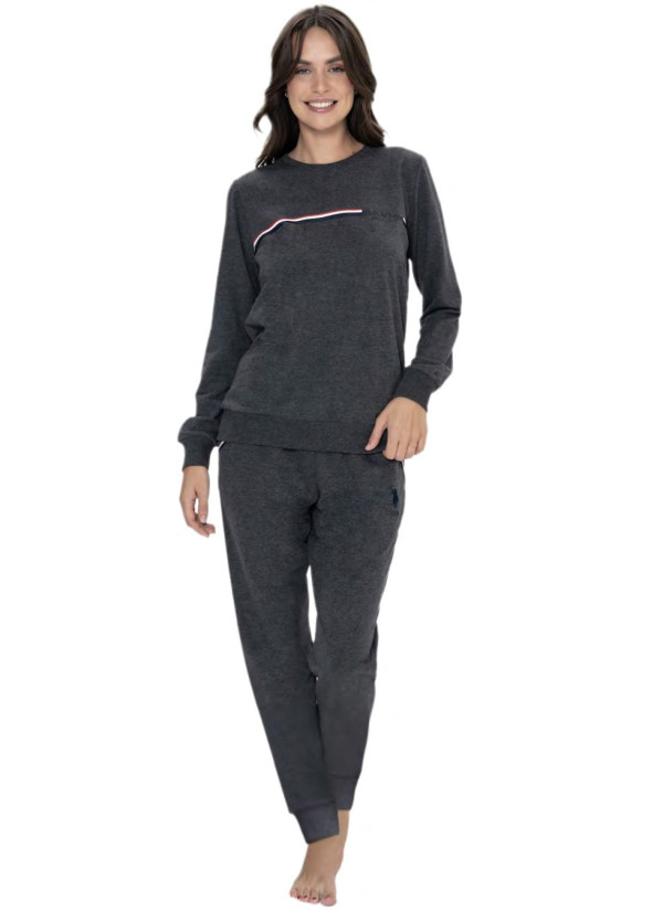 Anthracite Women’s Homewear Set U.S. Polo Assn. 20111