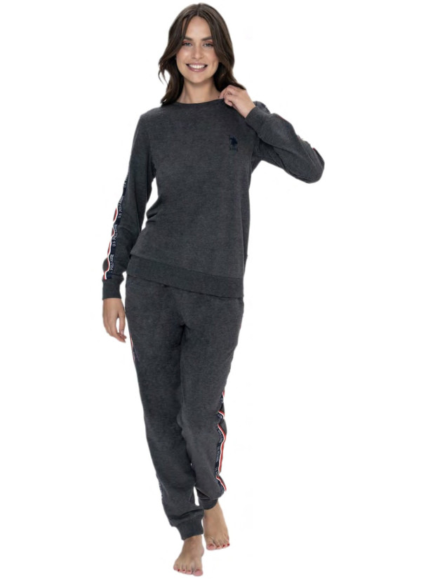 Anthracite Women’s Homewear Set U.S. Polo Assn. 20113