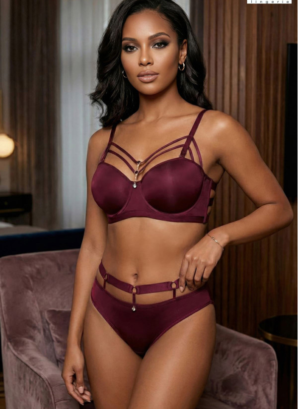 Комплект с Бюстгальтером Soft Cup и Трусиками Le Jardin 5045 LAURA BORDO