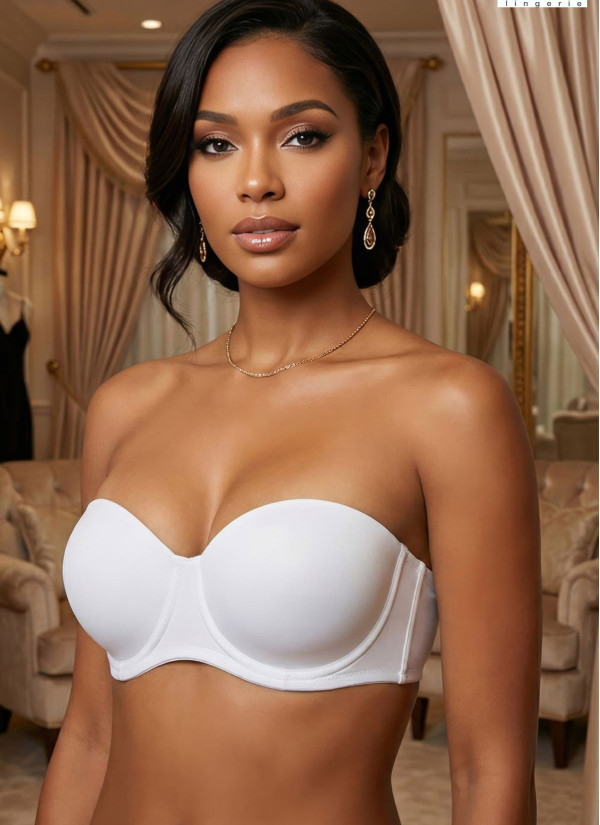 Le Jardin Elita 7030 Push-Up Bra - White