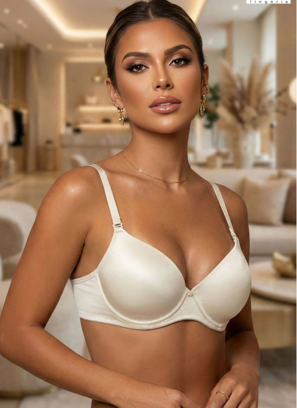Le Jardin Desire 7080 Push-Up Bra - Ecru