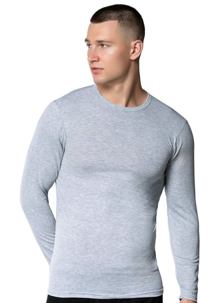 Men's Long-Sleeve T-Shirt Grey (Individual Packaging) Gumus 4022