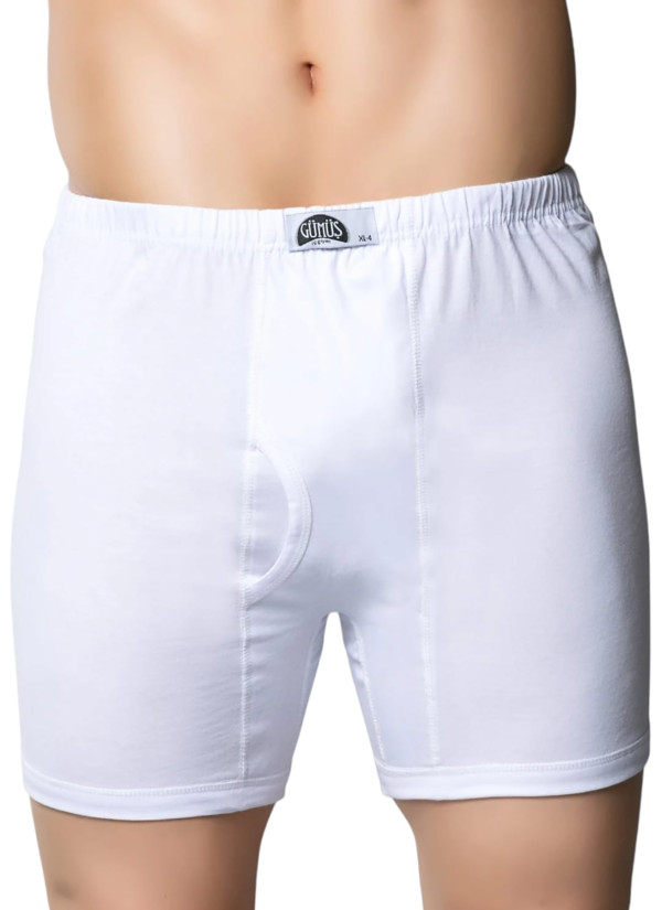 Men's Argentine Boxer Briefs White (12 pcs/pack) Gumus 3007