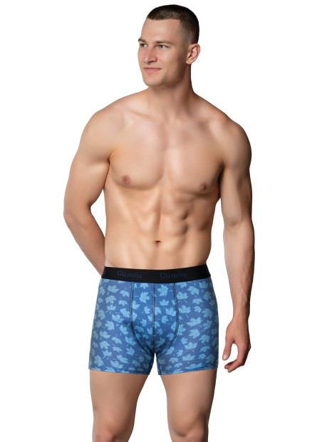 Men's Printed Stretch Boxer Briefs Assorted (Individual Packaging) Gumus 3064
