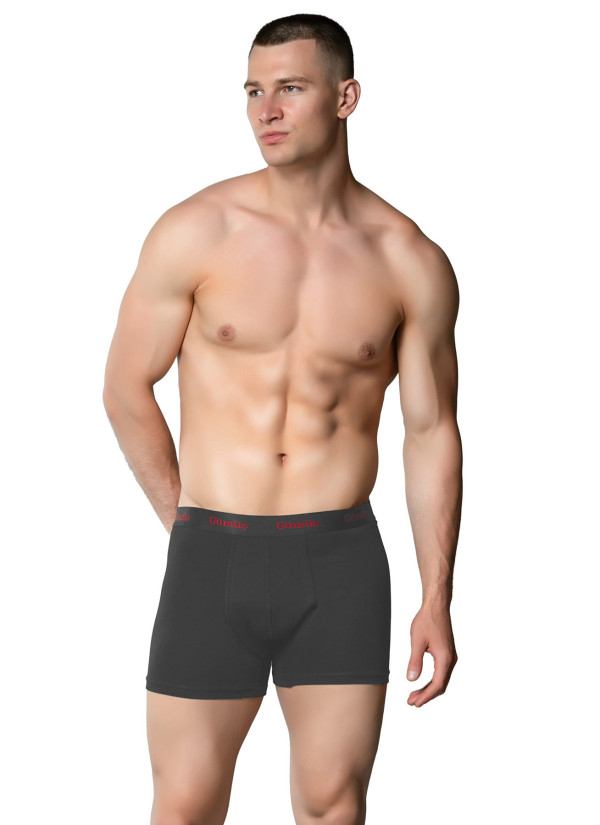 Men's Sport Stretch Boxer Briefs Anthracite (Individual Packaging) Gumus 3074 2
