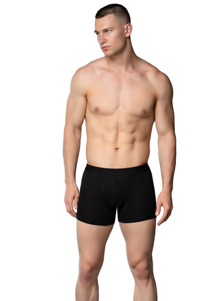 Men's Stretch Boxer Briefs Black (Individual Packaging) Gumus 4018