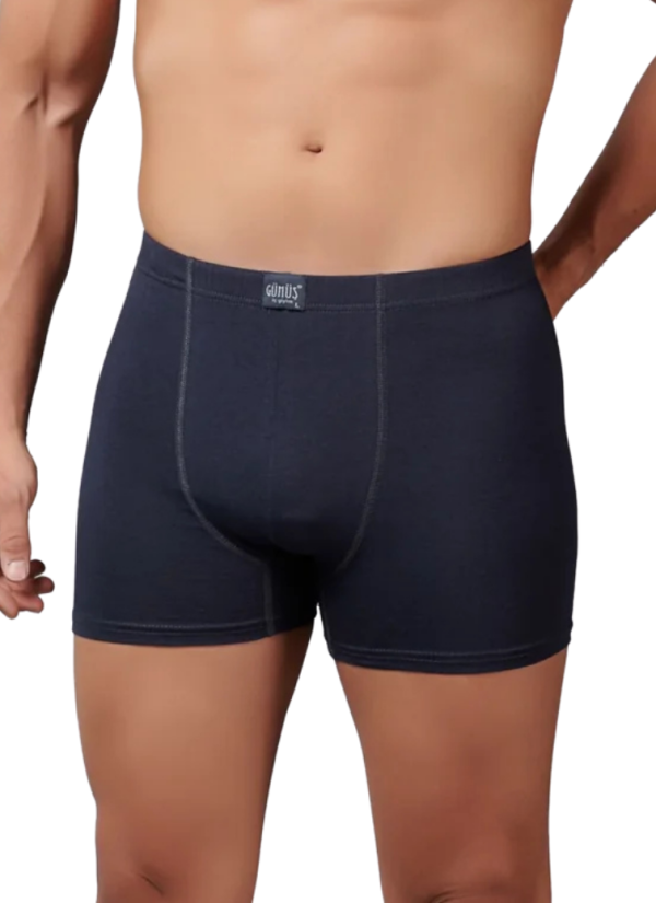 Men's Modal Stretch Boxer Briefs Smoke Grey (Individual Packaging) Gumus 7009